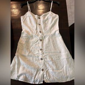 White Garage Mini Dress